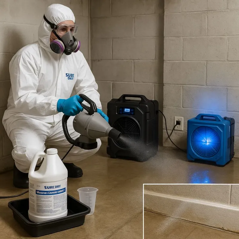 Sanitization and Odor Removal process in Meyersdale, PA