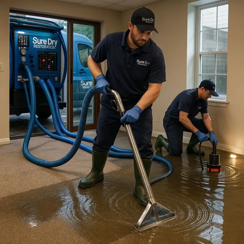 Water Extraction and Removal process in Meyersdale, PA